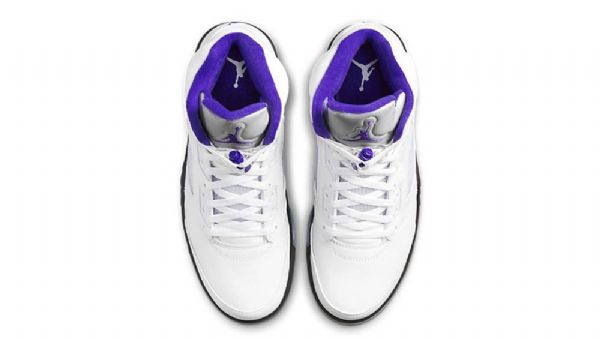 Nike Air Jordan 5 Concord Kengät Miehille Hopea