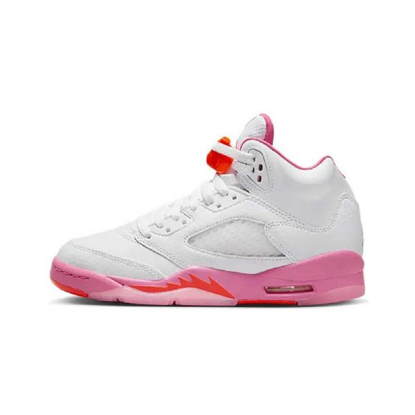 Nike Air Jordan 5 Gssicle Kengät Naisille Valkoinen Vaaleanpunainen