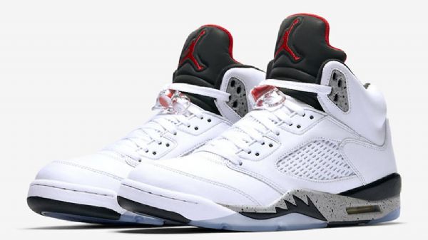 Nike Air Jordan 5 Kengät Miehille Valkoinen