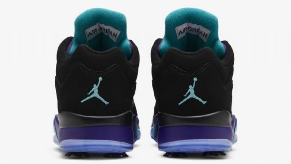 Nike Air Jordan 5 Low Tops Golf Grape Naisten Kengät Musta Purppura