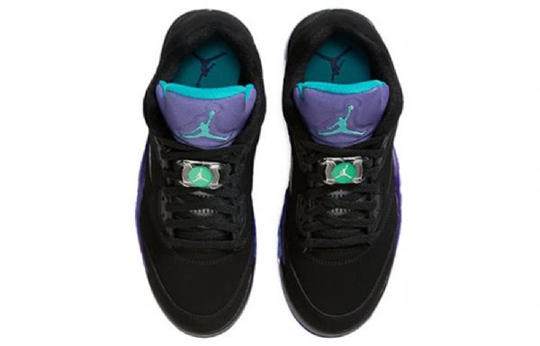 Nike Air Jordan 5 Low Tops Golf Retro Koripallokengät Miesten Musta