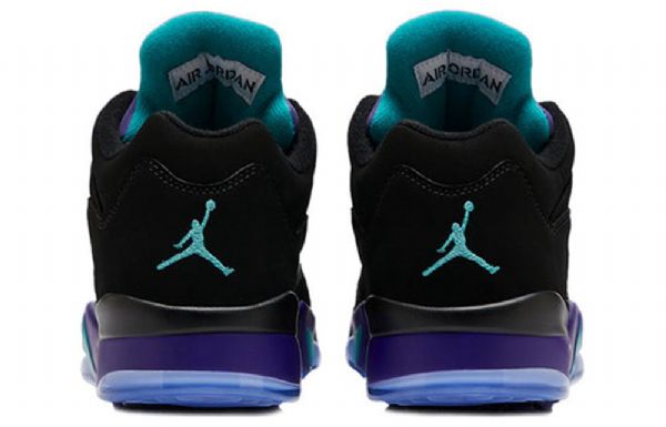 Nike Air Jordan 5 Low Tops Golf Retro Koripallokengät Miesten Musta