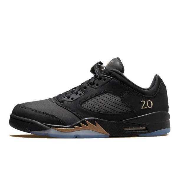 Nike Air Jordan 5 Low Tops Wings-luokan 2020-2021 Miesten Kengät Mustat