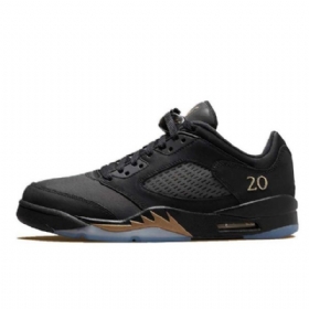 Nike Air Jordan 5 Low Tops Wings-luokan 2020-2021 Miesten Kengät Mustat