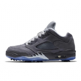 Nike Air Jordan 5 Matalat Golfkengät Naisille Harmaa