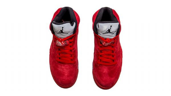 Nike Air Jordan 5 Mokkanahkaiset Miesten Kengät Punainen