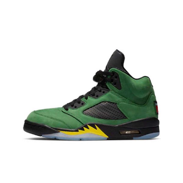 Nike Air Jordan 5 Oregon Ducks Elevate Kengät Miehille Vihreä