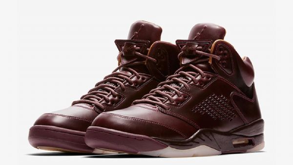Nike Air Jordan 5 Premium-kengät Miehille Burgundy