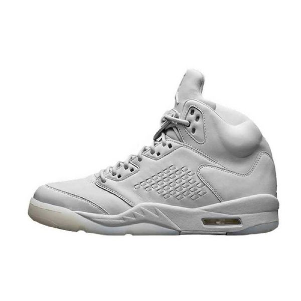 Nike Air Jordan 5 Premium Pure Platinum Kengät Miehille Valkoiset