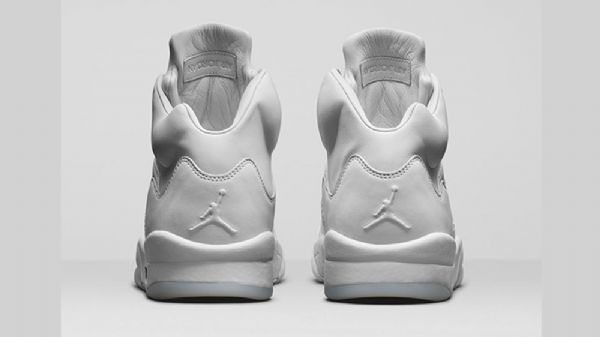 Nike Air Jordan 5 Premium Pure Platinum Kengät Miehille Valkoiset