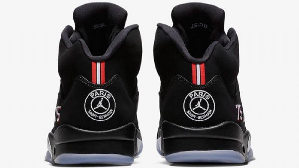 Nike Air Jordan 5 Psg Kengät Miehille Musta