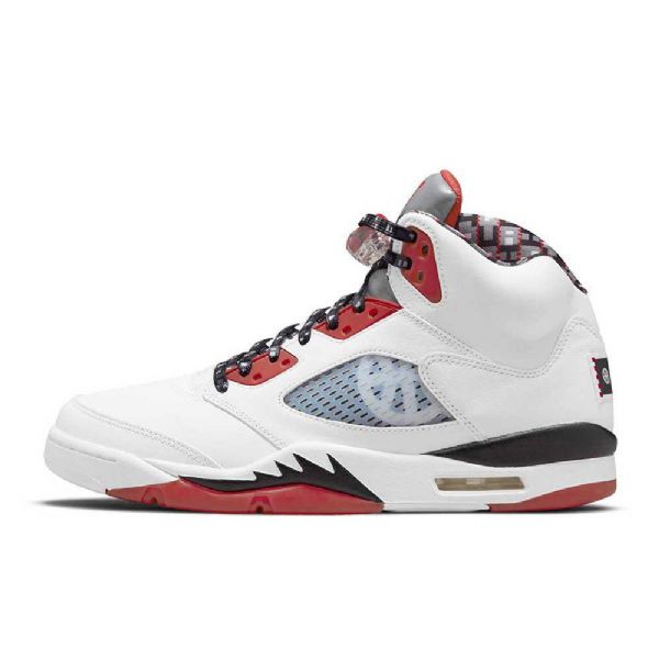 Nike Air Jordan 5 Quai 54 Kengät Miehille Valkoinen