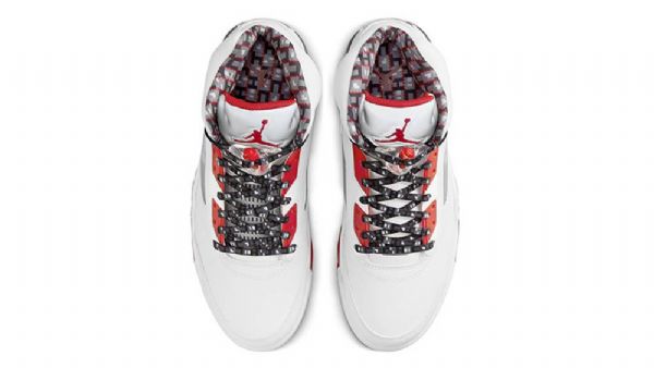 Nike Air Jordan 5 Quai 54 Kengät Miehille Valkoinen