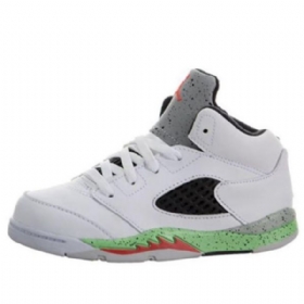 Nike Air Jordan 5 Retro Bt Kengät Lapsille Valkoiset