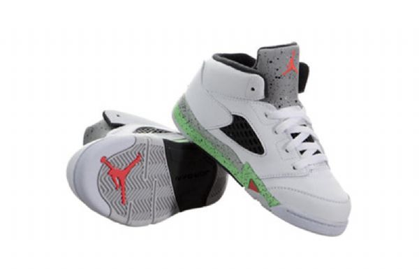 Nike Air Jordan 5 Retro Bt Kengät Lapsille Valkoiset