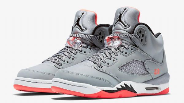 Nike Air Jordan 5 Retro Gg Kengät Miehille Harmaa