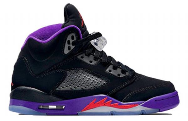 Nike Air Jordan 5 Retro Gg Koripallokengät Miehille Musta Violetti