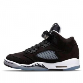 Nike Air Jordan 5 Retro Gs Koripallokengät Miehille Mustat
