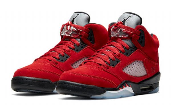 Nike Air Jordan 5 Retro Gs Koripallokengät Miehille Punainen