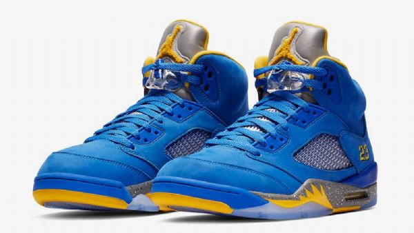 Nike Air Jordan 5 Retro Jsp Laney Kengät Miehille Siniset