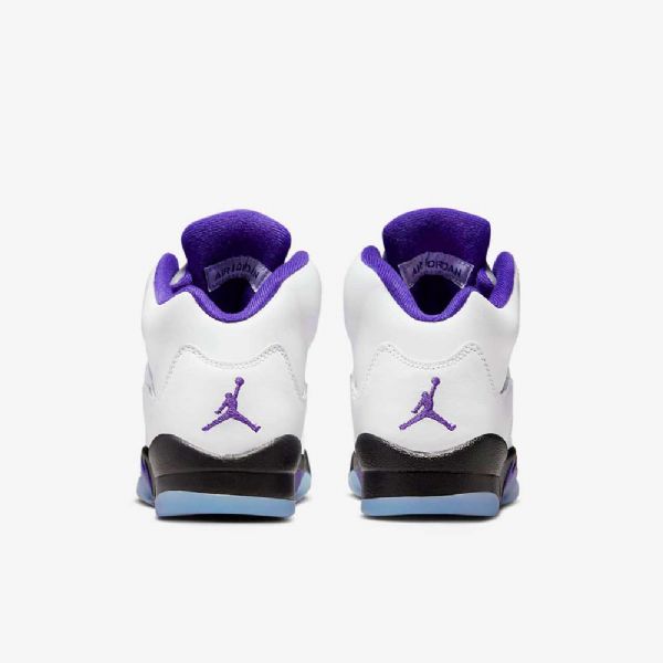 Nike Air Jordan 5 Retro Kengät Lapsille Valkoinen Musta Tumma