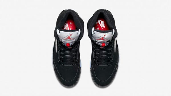 Nike Air Jordan 5 Retro-kengät Miehille Musta