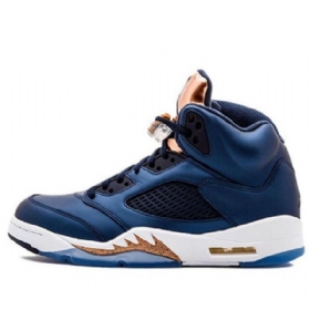 Nike Air Jordan 5 Retro Koripallokengät Miehille Laivastonsininen