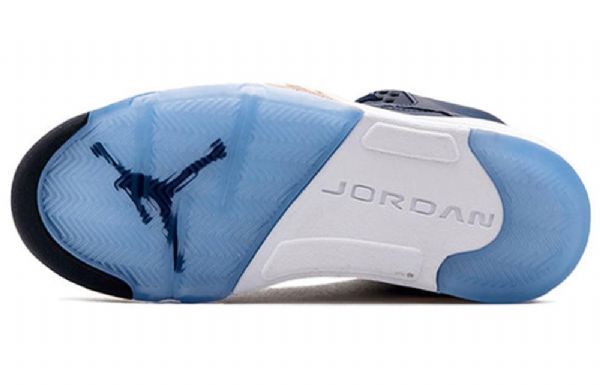 Nike Air Jordan 5 Retro Koripallokengät Miehille Laivastonsininen