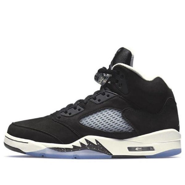 Nike Air Jordan 5 Retro Koripallokengät Miehille Mustat