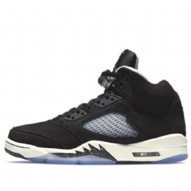 Nike Air Jordan 5 Retro Koripallokengät Miehille Mustat