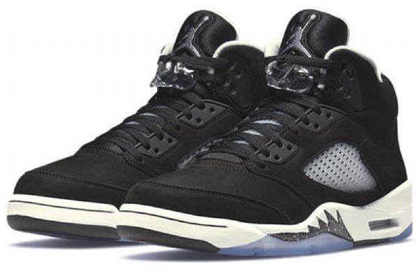 Nike Air Jordan 5 Retro Koripallokengät Miehille Mustat