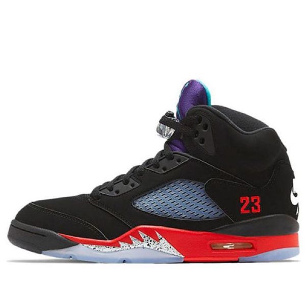 Nike Air Jordan 5 Retro Koripallokengät Miehille Mustat