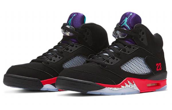 Nike Air Jordan 5 Retro Koripallokengät Miehille Mustat