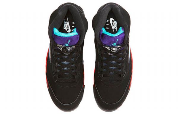 Nike Air Jordan 5 Retro Koripallokengät Miehille Mustat