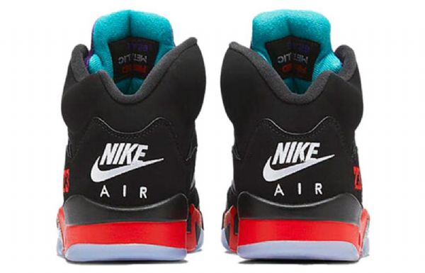 Nike Air Jordan 5 Retro Koripallokengät Miehille Mustat