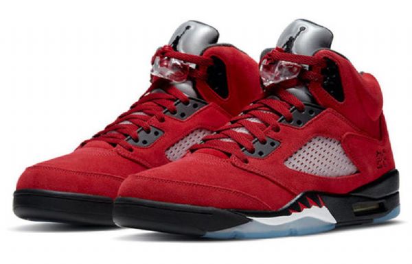 Nike Air Jordan 5 Retro Koripallokengät Miehille Punainen
