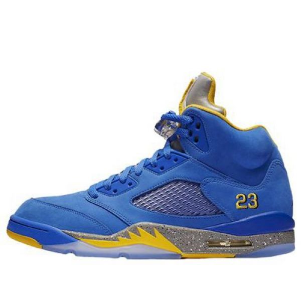 Nike Air Jordan 5 Retro Koripallokengät Miehille Siniset