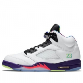 Nike Air Jordan 5 Retro Koripallokengät Miehille Valkoinen