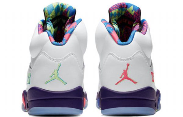 Nike Air Jordan 5 Retro Koripallokengät Miehille Valkoinen