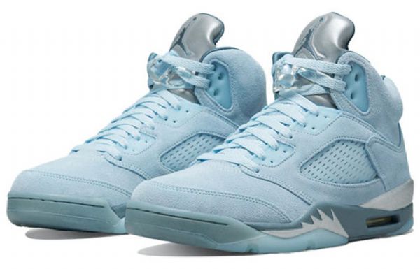 Nike Air Jordan 5 Retro Koripallokengät Naisille Siniset