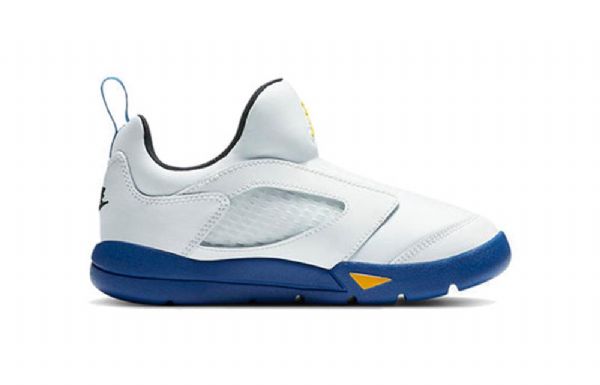 Nike Air Jordan 5 Retro Little Flex Bp Koripallokengät Lapsille Valkoinen Sininen