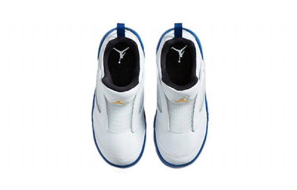Nike Air Jordan 5 Retro Little Flex Bp Koripallokengät Lapsille Valkoinen Sininen
