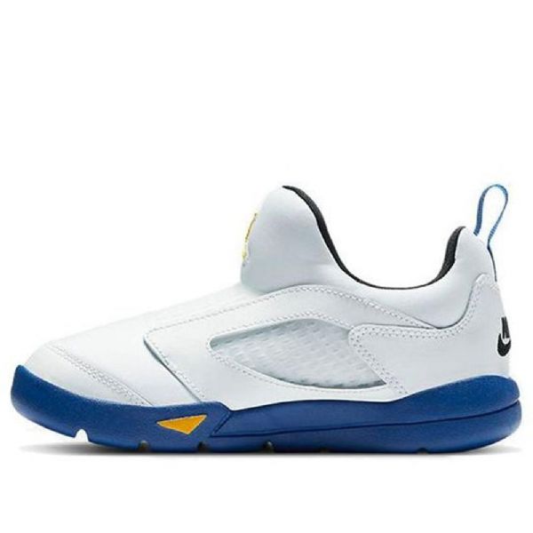 Nike Air Jordan 5 Retro Little Flex Bp Koripallokengät Lapsille Valkoinen Sininen