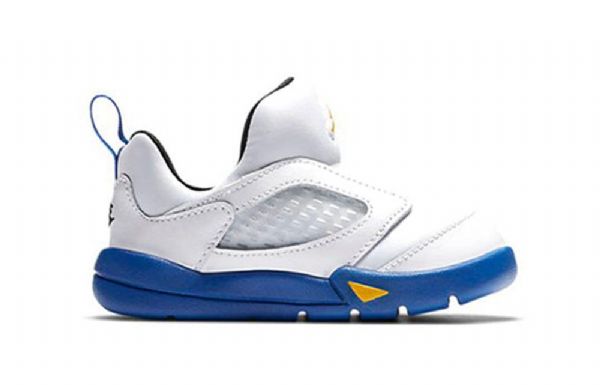 Nike Air Jordan 5 Retro Little Flex Td Kengät Lapsille Valkoinen Sininen