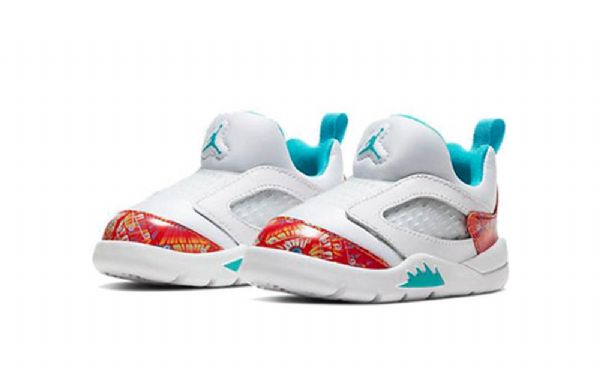 Nike Air Jordan 5 Retro Little Flex Td Kengät Lapsille Valkoiset