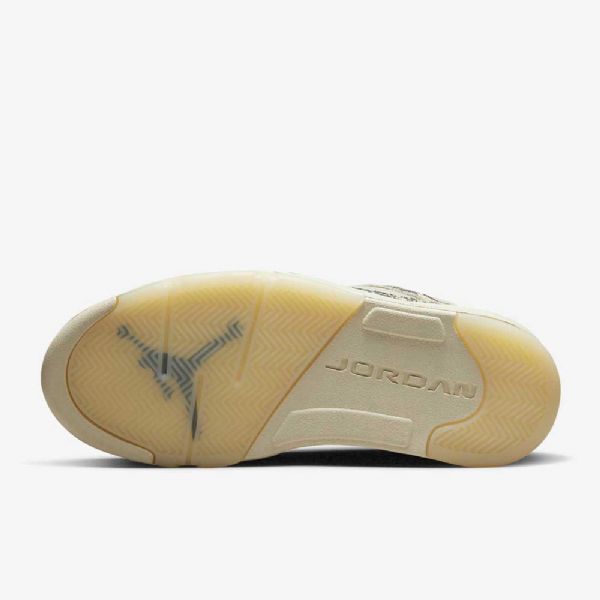 Nike Air Jordan 5 Retro Low Tops Kengät Naisille Valkoinen Musta