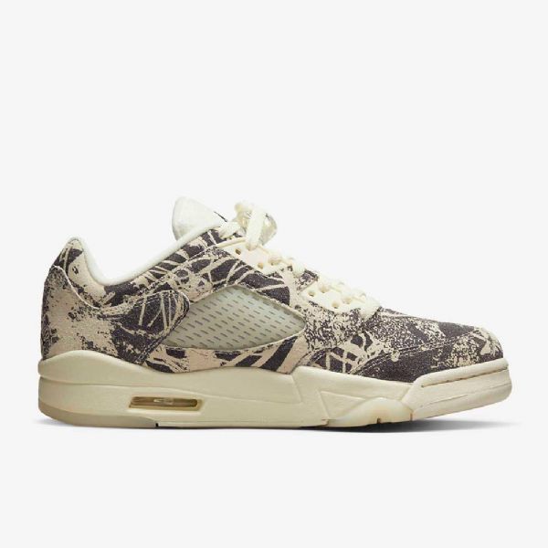 Nike Air Jordan 5 Retro Low Tops Kengät Naisille Valkoinen Musta