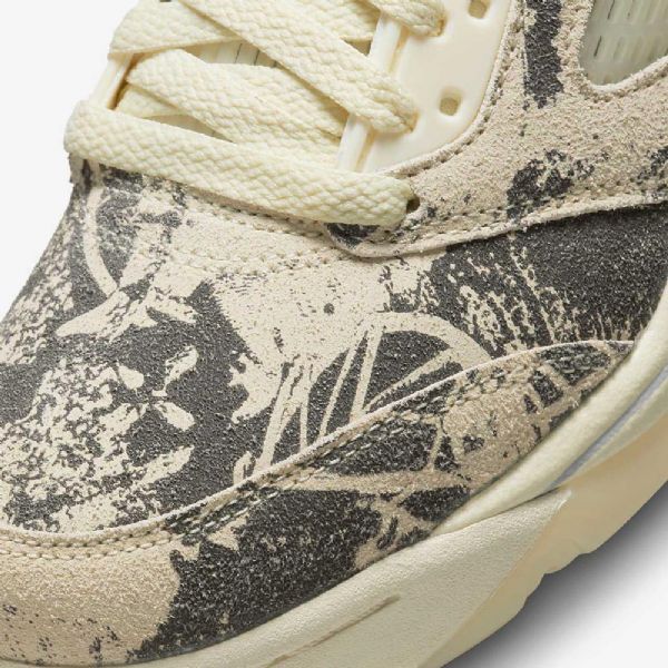 Nike Air Jordan 5 Retro Low Tops Kengät Naisille Valkoinen Musta
