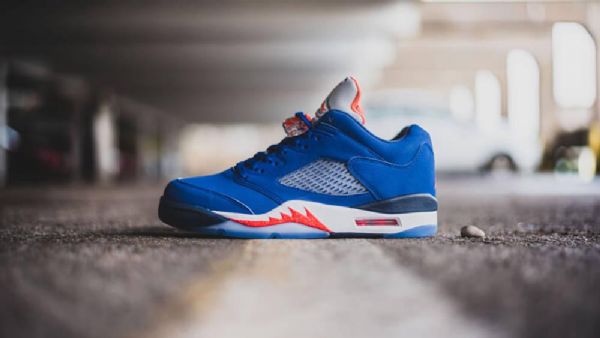 Nike Air Jordan 5 Retro Low Tops Knicks Kengät Miesten Musta