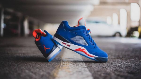 Nike Air Jordan 5 Retro Low Tops Knicks Kengät Miesten Musta